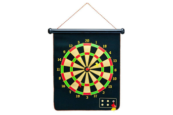 Allright 17" magnetic dart disc with darts