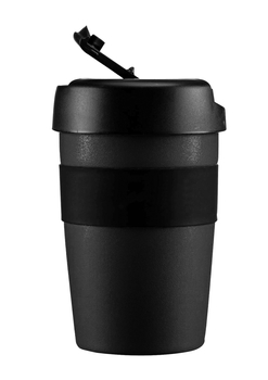 LIFEVENTURE/ INSULATED COFFEE CUPS 350, BLACK