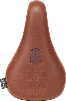 WeThePeople Team Fat Pivotal  BMX Saddle Brown Leather