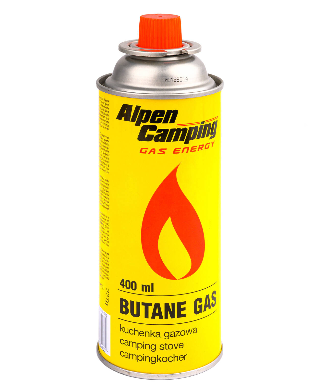 Alpen Camping gas cartridge 400ml Camping Equipment Camp Kitchen
