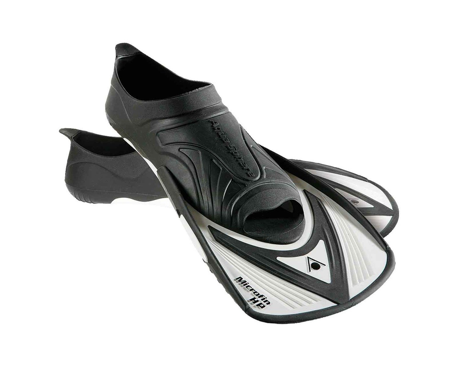 Aqua Sphere Microfin HP Swim Training Fin Black / White Camping and