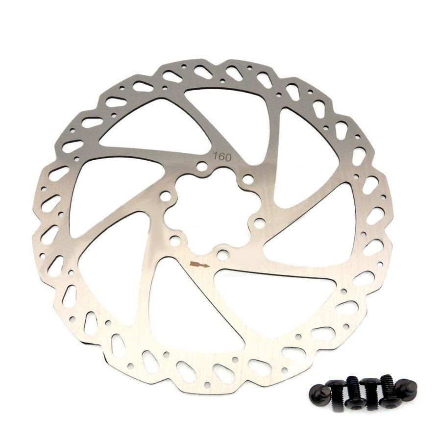 Bicycle Disc Brake Rotor 160 mm Baradine DB01 Stainless Steel 6 Bolt
