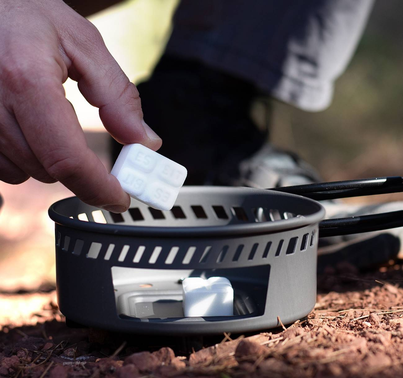 Esbit Solid Fuel Cookset 1000 Camping Equipment Camping and Hiking Camp Cookware Zestawy