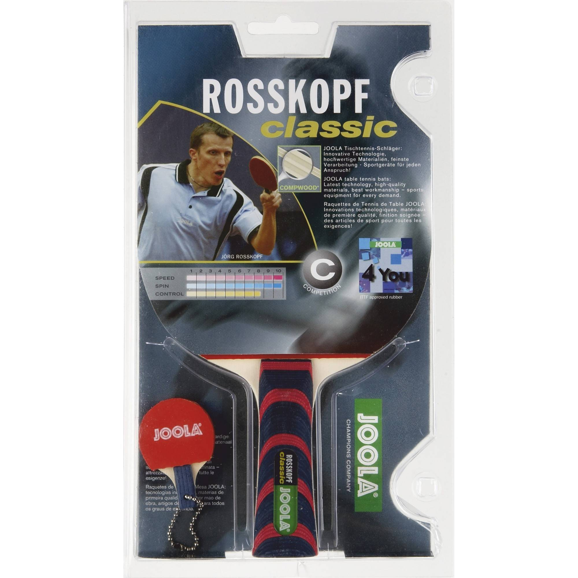 Joola Rosskopf table tennis racket 54200 Table Tennis Paddles Tennis