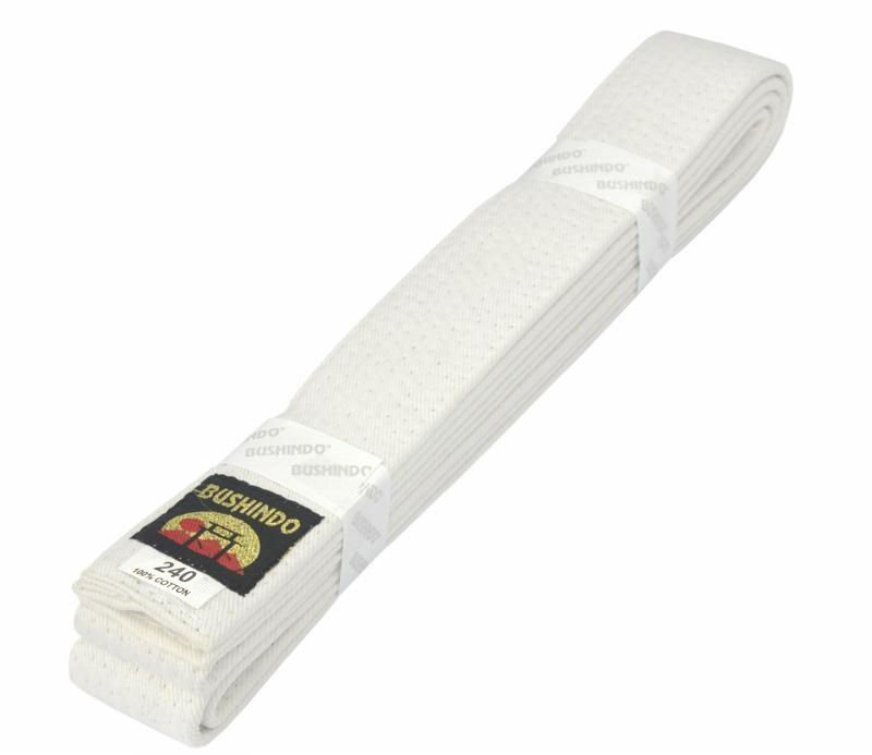 Karate Belt 260cm White Martial Arts Karate Karate belts sporti