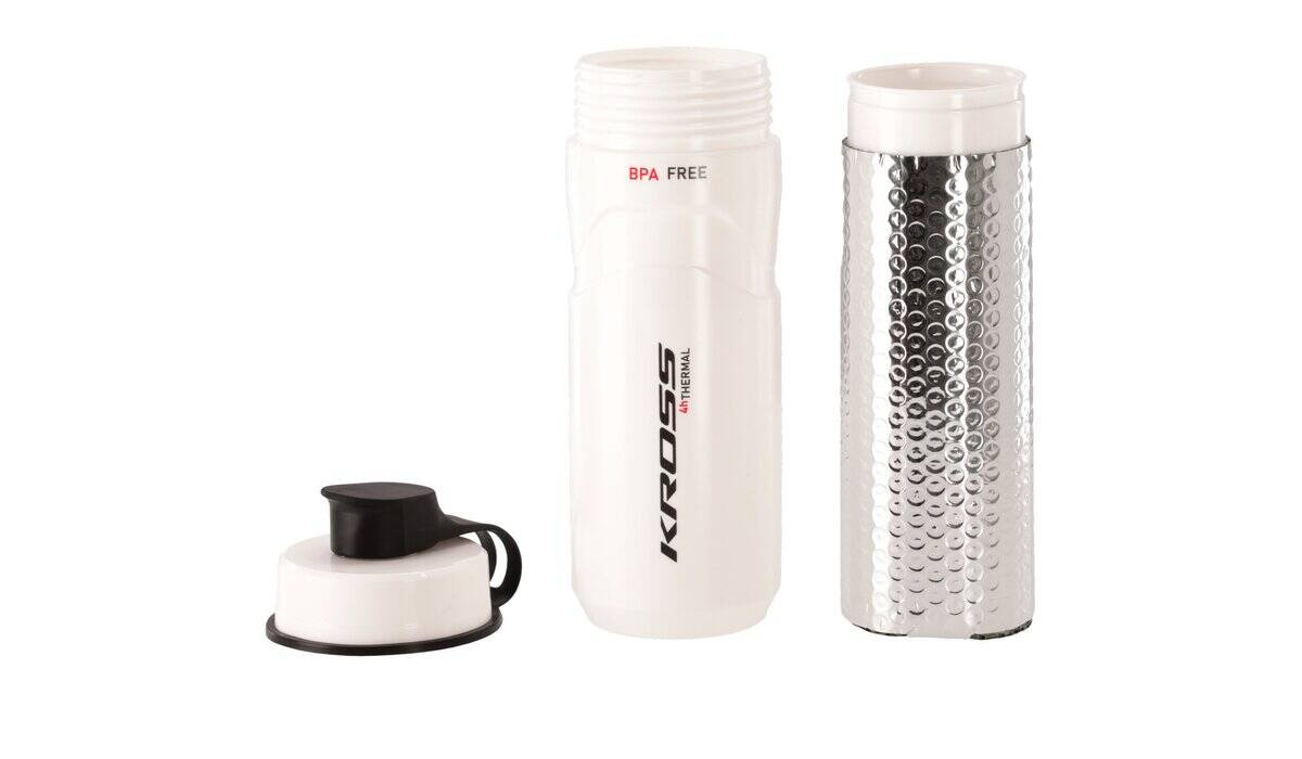 Kross Esker Thermal bike bottle 500ml White Bicycle Accessories