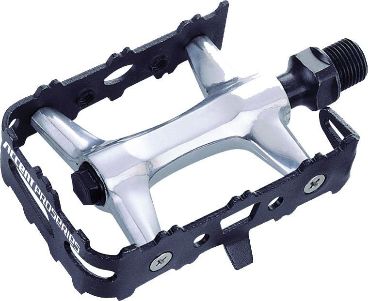Lightweight MTB Pedals Accent AXIUM Aluminum Pedals silver-black 9/16 ...