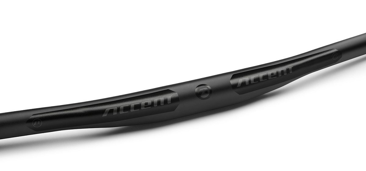 MTB Handlebar Accent Execute 700mm Diameter 31.8mm Bended 12mm 9° Black