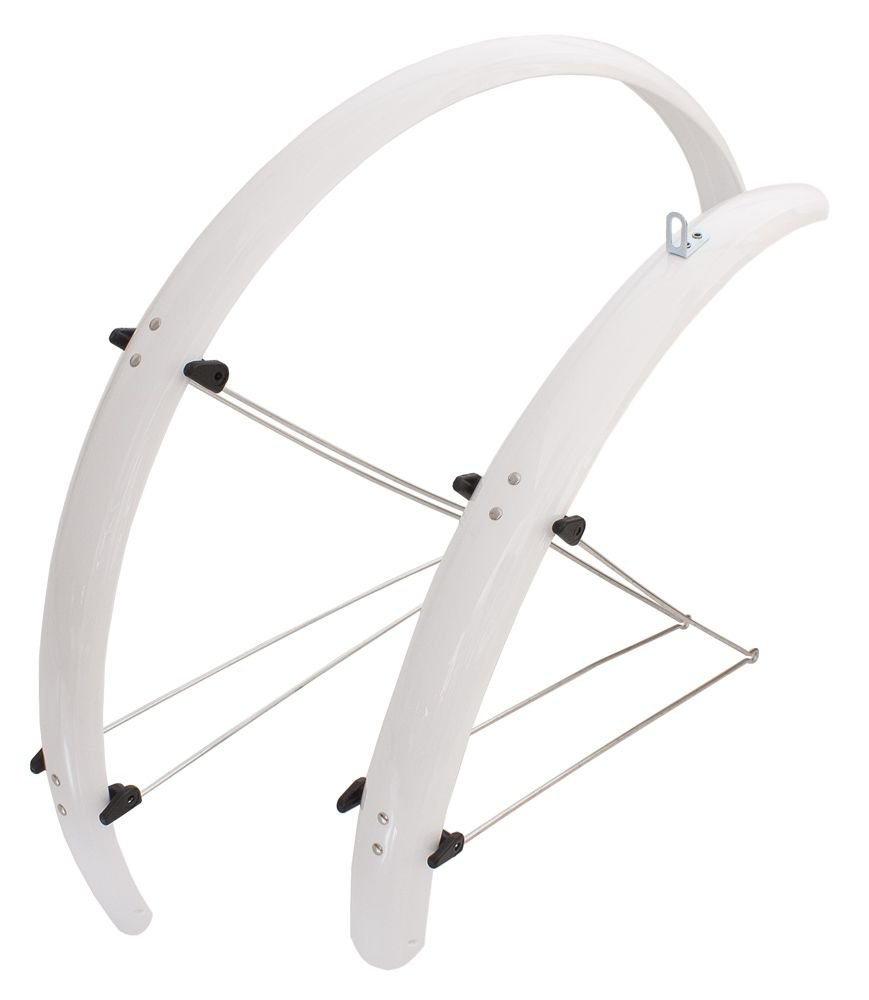 Mudguards Set White Orion 28" x 48 mm Bicycle Mudguards Bicycle