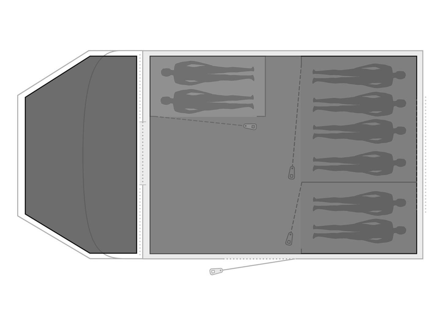 Tent Floor Pad Easy Camp Footprint Palmdale 800 Lux Camping Equipment