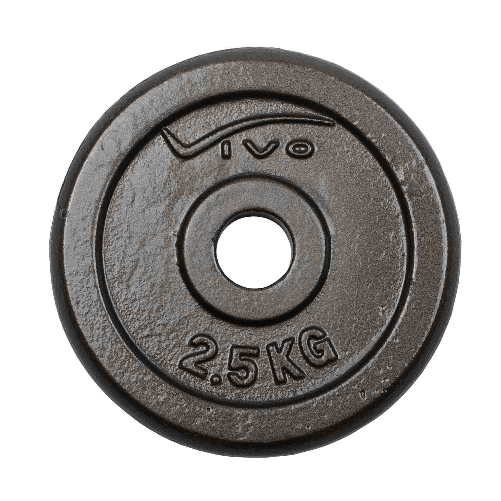 Weight Plate 2.5 kg Black Gym Plates Weight Lifting Plate Weight Disk