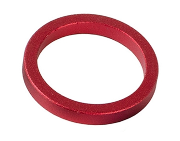Accent 5mm Aluminum Headset Spacer - Red