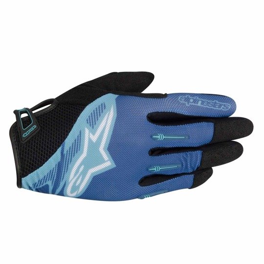 Alpinestars Gloves Alpinestars FLOW blue stratos-aqua Full Finger
