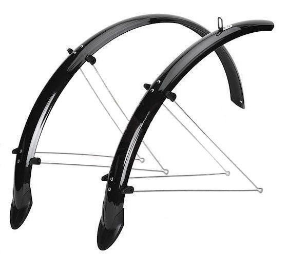 Bicycle Mudguards Black Mudguards Set Orion 26" x 53mm Mudguards