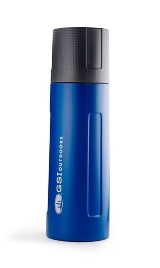 GSI Glacier Stainless 1 L Vacuum Bottle Blue