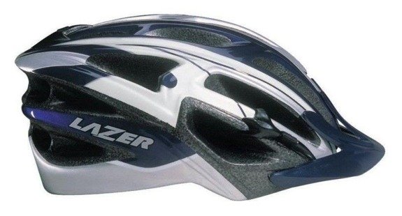 MTB Helmet LAZER REVOLUTION silver blue 53-56 cm