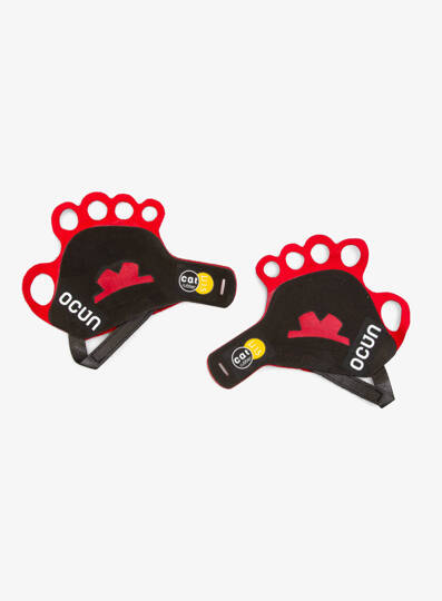 Ocun Crack Gloves Lite climbing gloves - red
