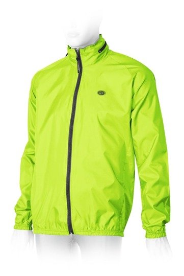 Rainproof Jacket Accent Aqua yellow reflective