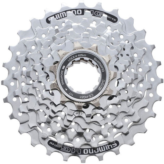 Shimano Alivio HG-51 8 speed Cassette 11-32T Silver
