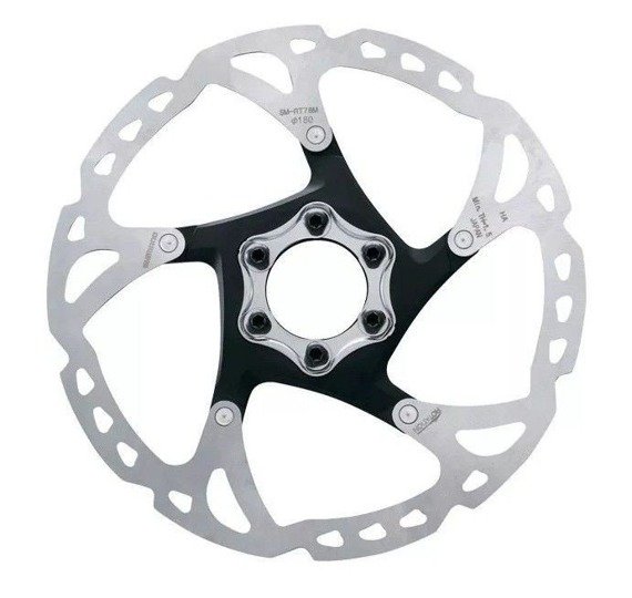 Shimano SM-RT76 Deore XT Disc Brake Rotor Stainless 6-Bolt 6" Inch 160mm