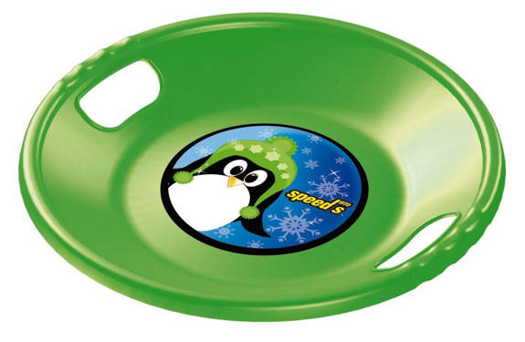 Sled-style disc slider Prosperplast Speed - Green