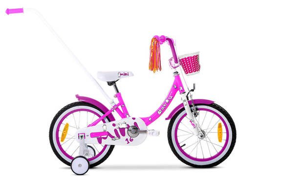 Tabou 16 "bike MINI pink - white - purple