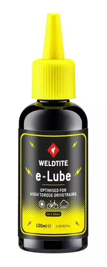 WELDTITE e-Lube 100ml e-bike drivetrain oil (dry and wet conditions)