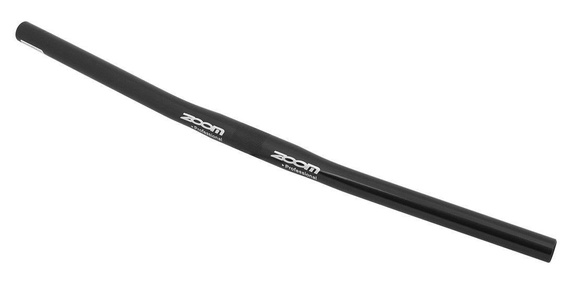 Zoom MTB Handlebar 580mm 25.4mm Downhill Handlebar Alloy Black 