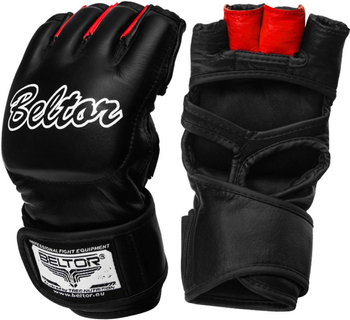 Beltor platinium fighter rękawice bokserskie Tiger 8oz czerwony B0825