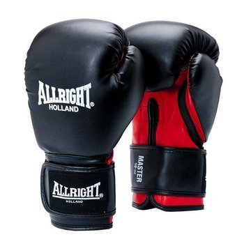 Boxhandschuhe Allright Master PU Schwarz-Rot 2053