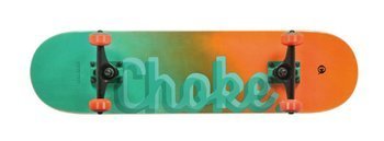 Choke Logo series Greenish  Skateboard - outlet