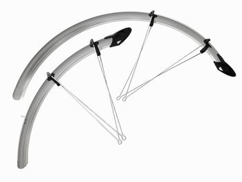 Fahrradschutzbleche Orion 26" x 53mm Silber Vorder- und Hinterrad Set
