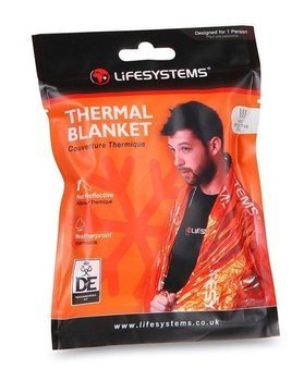 Lifesystems Emergency Silver Foil Thermal Blanket For Hiking, Mountaineering And Outdoor Survival