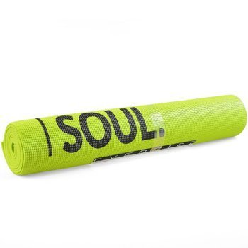 Yoga Mat Profit Body and Soul 173x61x0,5 Lime DK 2202N