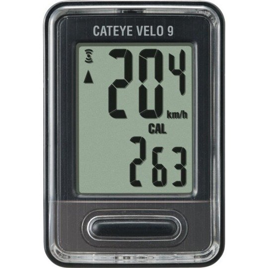 Cateye Velo Bike Speedometer 9 CC VL820 Black