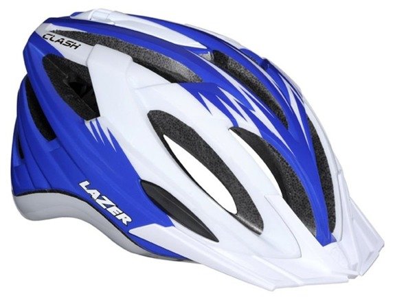 Helmet  LAZER MTB CLASH white blue roz.54-61 cm