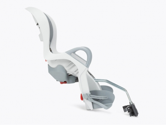 OKBABY 10+ - Fahrradsitz hinten für Kinder bis 22 kg mit Liegefunktion - Grau