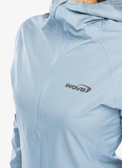 Damen Laufjacke Inov-8 Stormshell FZ V2 - blau-grau