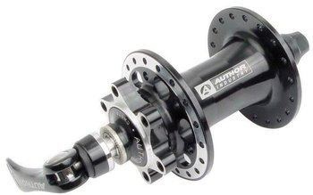 Front hub  AUTHOR ACO-H04D-F p / disc 32 holes black
