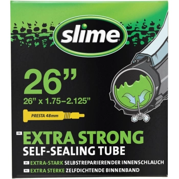 SLIME SMART TUBE Self-sealing 26 x 1.75 - 2.125 Presta valve 48mm