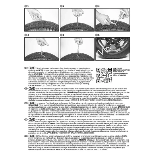 Slime Ultimate tyre repair kit for off-highway tyres