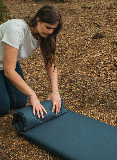 Selbstaufblasende Isomatte Easy Camp Compact Mat Single 2.5 cm Camping-Isomatte