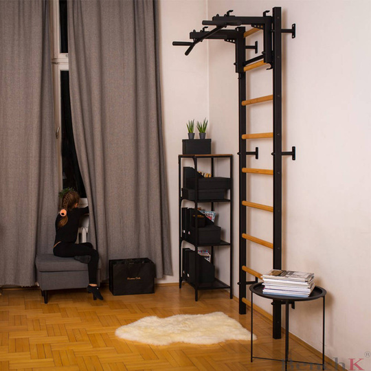 BenchK 711B WALL BAR HOME GYM SWEDISH LADDER METAL LADDER