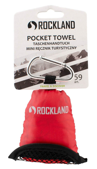 Rockland Pocket Towel 40 x 40 cm - red