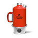 Aluminium-Kocher / Outdoor-Wasserkessel Survival Kettle – rot – Set
