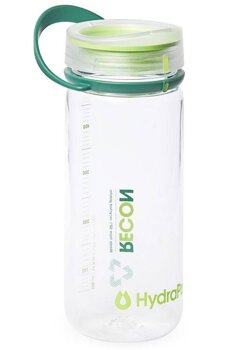 Eco-Friendly Bottle HydraPak Recon 500ml - Clear/ Evergreen & Lime
