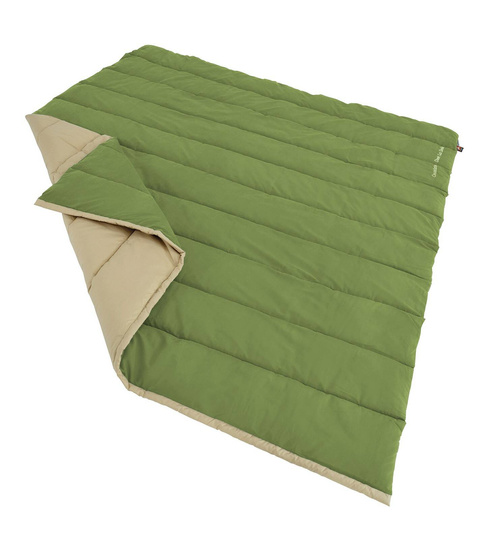 Camping Double Duvet Outwell Constellation Duvet Lux Double - green/beige