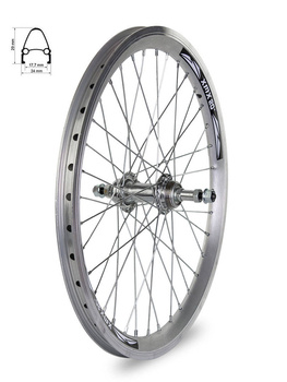 XMX Aluminium-Hinterrad mit Stahlnabe - 20 Zoll