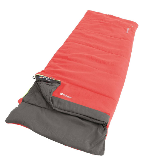Outwell Celebration Lux Synthetik-Schlafsack (195 cm) - rot