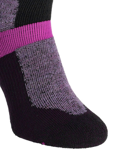 Bridgedale MTB Winter Weight T2 Merino Sport Boot - black/purple